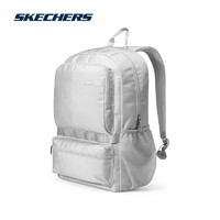 SKECHERS 斯凯奇 男女情侣款包时尚登山包 L123U046 月球灰