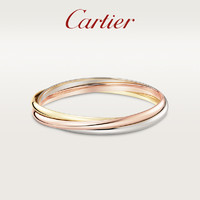 Cartier 卡地亚 TRINITY系列 B6067817 三环18K金手镯 18cm