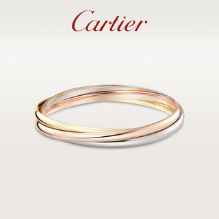 Cartier 卡地亚 TRINITY系列 B6067817 三环18K金手镯 16cm