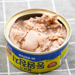 DONG WON 东远 韩国进口水浸金枪鱼罐头原味100g*4健身三明治寿司高蛋白低脂食品