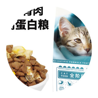 Petio冻干猫粮10斤装成猫幼猫增肥营养发腮英短蓝猫全价大袋5kg通用型 三文鱼肉纯粮2斤【500g*2袋】 1kg