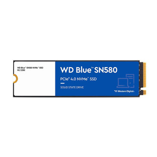 西部数据 WD ssd固态硬盘 m2高速游戏笔记本台式 SN580 1TB PCIe4.0接口