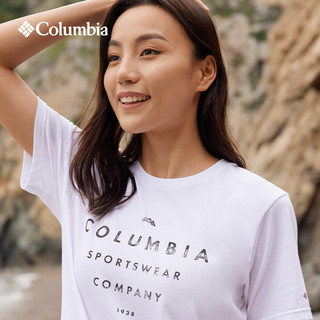 哥伦比亚 户外23春夏新品情侣同款圆领运动短袖T恤AE1363