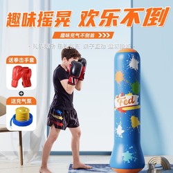 SHUANGPAI 双牌 fed儿童拳击沙袋家用青少年训练器材+拳套