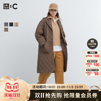 优衣库PUFFTECH空气棉服女装UNIQLO:C WARM PADDED宽松大衣461361