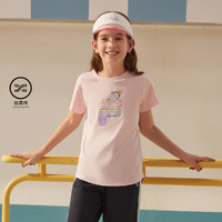 女童针织短袖衫（105-165）女童夏季纯棉透气舒适短袖T恤