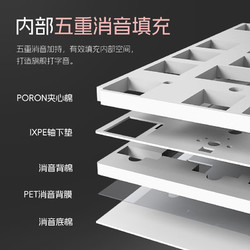 VGN VXE75 铝坨坨 三模连接 客制化机械键盘 gasket结构 铝合金机身CNC 全键热插拔 VXE75 青海湖轴 墨绿