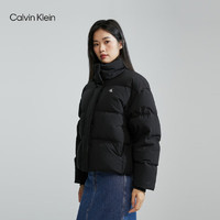 卡尔文·克莱恩 Calvin Klein 鸭绒绗缝立领羽绒服 J222249 BEH-太空黑 S