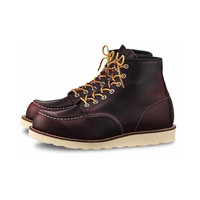 RED WING 红翼 8138 男士深棕色美式系带工装靴短靴