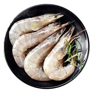 一虾一世界 国产大虾白虾盐冻对虾 14-16cm 净重3.5斤