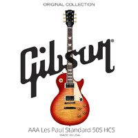 Gibson 吉普森大G美产AAA贴面 LP Standard 50S HCS 樱桃色渐变电吉他