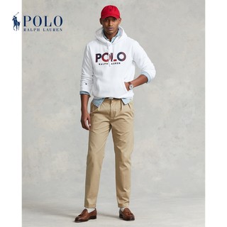 Polo Ralph Lauren 拉夫劳伦男装 经典款徽标起绒布连帽卫衣RL14143 100-白色 M