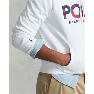 Polo Ralph Lauren 拉夫劳伦男装 经典款徽标起绒布连帽卫衣RL14143 100-白色 M