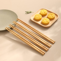 FaSoLa 优选楠竹筷子家用中式餐具无漆无蜡防霉防滑天然竹筷子十双入