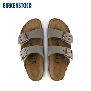 BIRKENSTOCK拖鞋男女同款平跟休闲时尚凉鞋拖鞋Arizona系列 棕色正常版151181 42