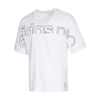 抖音超值购：adidas 阿迪达斯 男女同款圆领休闲短袖T恤 H59451