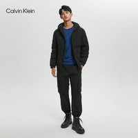 Calvin Klein Jeans 卡尔文·克莱恩牛仔 男士菱形格绗缝连帽羽绒服 J322174
