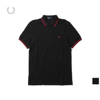 FRED PERRY 男士POLO衫2023冬季商务短袖重磅麦穗刺绣多彩M3600OS0