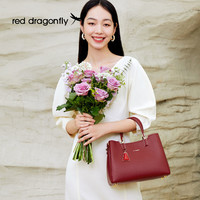 红蜻蜓 手拎包2023新款大容量手提包红色婚包中年女士妈妈包