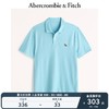 Abercrombie & Fitch AF男装 美式复古潮流经典刺绣Logo休闲上衣短袖Polo衫320378-1