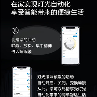 PHILIPS 飞利浦 led吸顶灯卧室灯客厅灯书房餐厅智能灯饰灯具智控调光24W简约 白