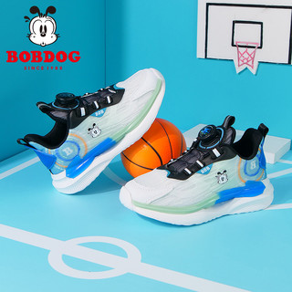 BoBDoG 巴布豆 童鞋运动鞋儿童网面篮球鞋男女童跑步鞋DE871078