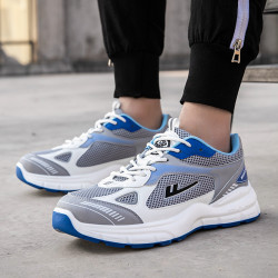 warrior回力新款网面运动鞋透气跑步鞋舒适休闲鞋轻便老爹鞋