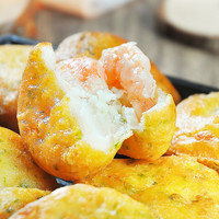 MEIERKEFOODS 美尔客食品 海苔鳕鱼虾仁饼早餐速食油煎虾仁蔬菜鲜虾饼宝宝早餐虾排鱼香虾饼 彩蔬虾饼+章鱼丸子各2袋