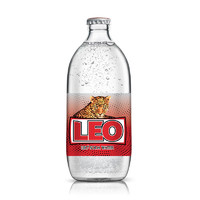 LEO 力欧泰国原装进口气泡苏打水玻璃瓶装325ml*24瓶