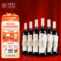 TIANSAI 天塞酒庄 S20赤霞珠干红葡萄酒 国产精品送礼酒庄酒 新疆红酒 整箱装(750ml*6)