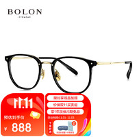 暴龙（BOLON）眼镜不规则β钛光学镜女近视眼镜框男轻 BT6022B12