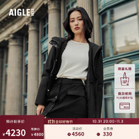 AIGLE艾高20GORE-TEX防风防雨保暖保暖棉服女士外套 黑色 AQ202 34(155/80A)