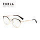FURLA 芙拉 女全框钛近视眼镜框VFU370J 亮玫瑰金