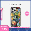 CASETiFY 郁金香Tulips适用于iPhone15/14/13Plus/Pro/Max 透明黑框 iPhone 15 Pro Max