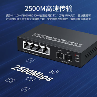 LIANGUO 联果 2.5G交换机4口2.5G+2万兆