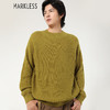 Markless 男士纯色宽松针织衫