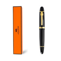 Jinhao 金豪 钢笔159大班系列 黑色金夹 F尖 0.5mm