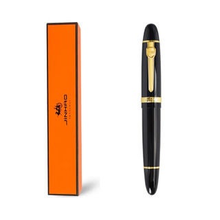 Jinhao 金豪 钢笔159大班系列 黑色金夹 F尖 0.5mm