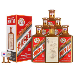 moutai茅台陈酿燕京八景新版酱香型白酒53度500ml6瓶整箱装