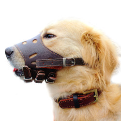 康贝尼狗嘴套防咬防舔马犬金毛德牧藏獒可调节嘴罩中大型犬狗用品2号