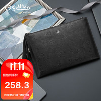 金利来男士手包时尚商务信封包头层牛皮手拿包大容量手拎包 FA622132-211 送爸爸老公男友