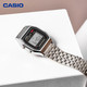 CASIO 卡西欧 手表学生表简约休闲时尚手表防水复古小方块小银表 A159WA-N1DF