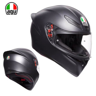 AGV摩托车头盔 K1 男女四季机车赛车盔机车全覆式防护骑行全盔 K1  MONO-Matt black S
