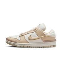 NIKE 耐克 Dunk Low Twist 女子运动板鞋 DZ2794-102 帆白/沙堆白/牛津粉/帆白 36.5