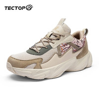 探拓（TECTOP）户外运动鞋 款保暖防滑通勤休闲鞋 男款米卡其/灰豆绿 43