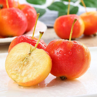 三十九度献鲜 新疆香槟小苹果1斤 海棠果鸡心小苹果当季中秋新鲜水果 生鲜