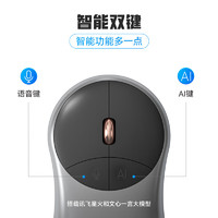 MiMouse 咪鼠科技 S7AI 2.4G蓝牙 多模无线鼠标 4000DPI 黑色