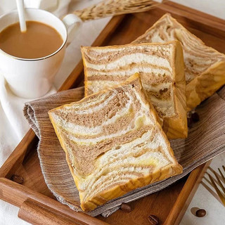 俏美味 生椰咖啡味厚切吐司面包早餐代餐营养面包零食