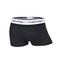 卡尔文·克莱恩 Calvin Klein 卡尔文·克莱 男士平角内裤套装 U2664G-001 3条装 黑色 S