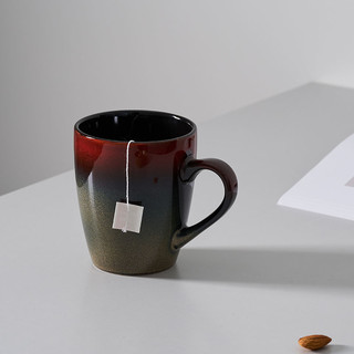 WHY·P 欧式渐变色陶瓷马克杯办公室大容量泡茶杯男女家用喝水杯个性茶缸
